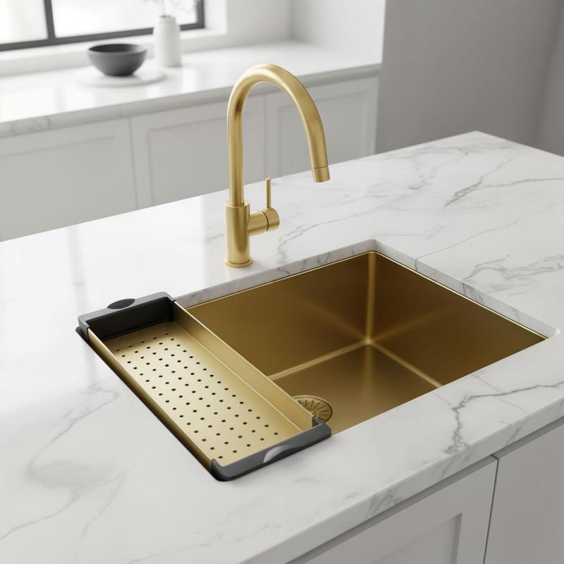 Pure.Sink Prestige insert bowl for sink Gold PPGCL40-60