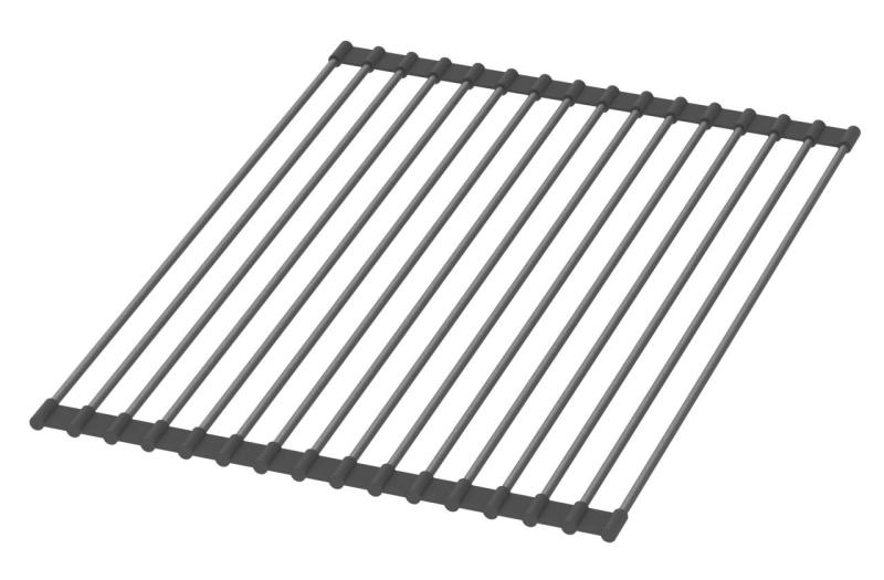 Pure.Sink Prestige roll mat sink Gun Metal PPGRM40-61