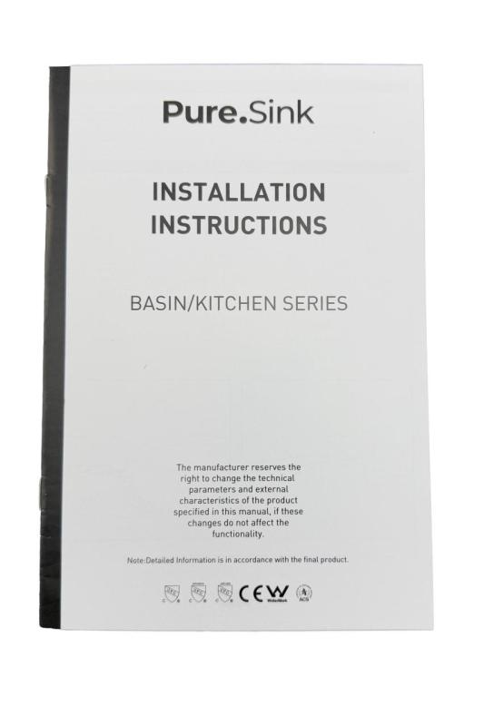 Pure.Sink Elite Steel Spark-S kitchen faucet PVD Gun Metal with pull-out spout PS8041-61