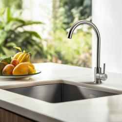 Pure.Sink Elite Steel Stream kitchen faucet stainless steel PS8044-02