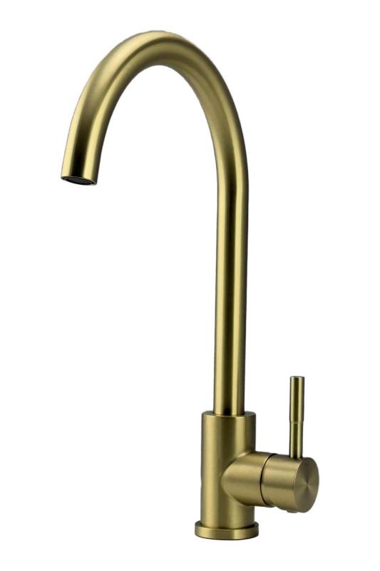 Pure.Sink Elite Steel Stream kitchen faucet PVD brushed gold PS8044-60
