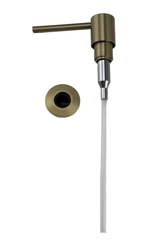 Pure.Sink Elite Steel Shine built-in soap dispenser PVD Gun Metal, refillable from above PS9010-61