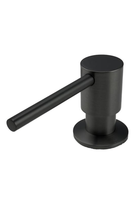 Pure.Sink Elite Steel Shine built-in soap dispenser PVD Gun Metal, refillable from above PS9010-61