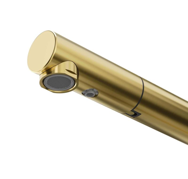 Quadri Ellesmere Kitchen Mixer Tap PVD Gold 3-way with Extra Connection for Filtered Water 1208967781