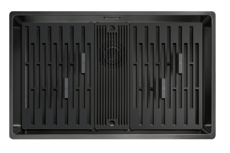 Franke Mythos Masterpiece BXM 210.68 Large Gun Metal Sink PVD Anthracite 685x410mm Flush Mount and Undermount - 127.0676.885