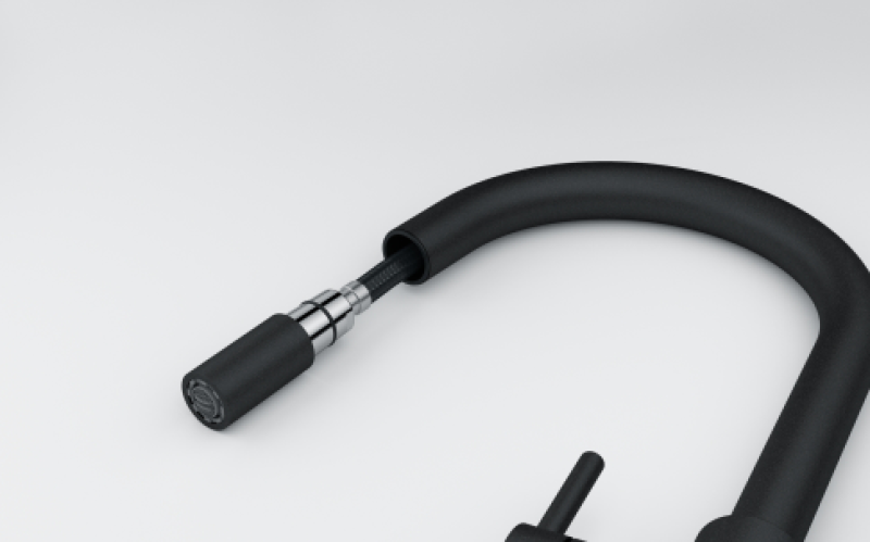 Franke Lina Kitchen Faucet Beige Oyster with Pull-Out Hand Shower 115.0626.084