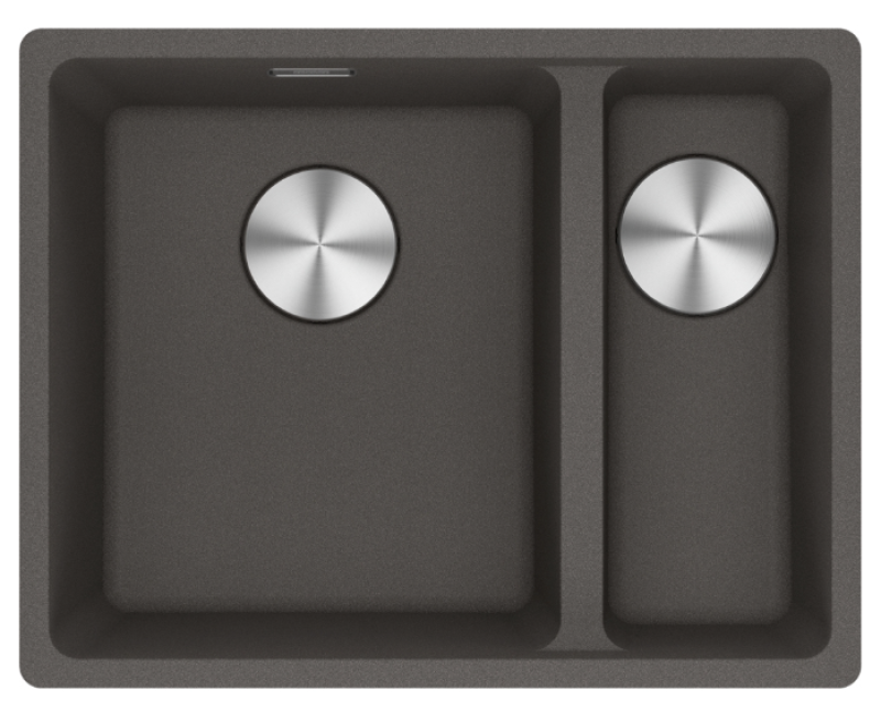 Franke Maris MRG 160-34-15 Fragranite Slate Grey Sink Grey, dark Left Basin Undermount 125.0714.462
