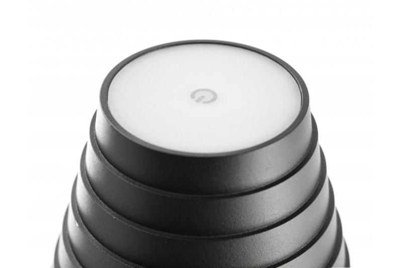 'FIZZI Led table lamp, 2,5W, 200lm, DC 5V, 1A,4000 K, battery 4000 mAh,dimmable,black