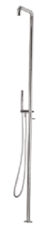 Waterevolution Flow shower column with mixer and hand shower Copper T147CPE