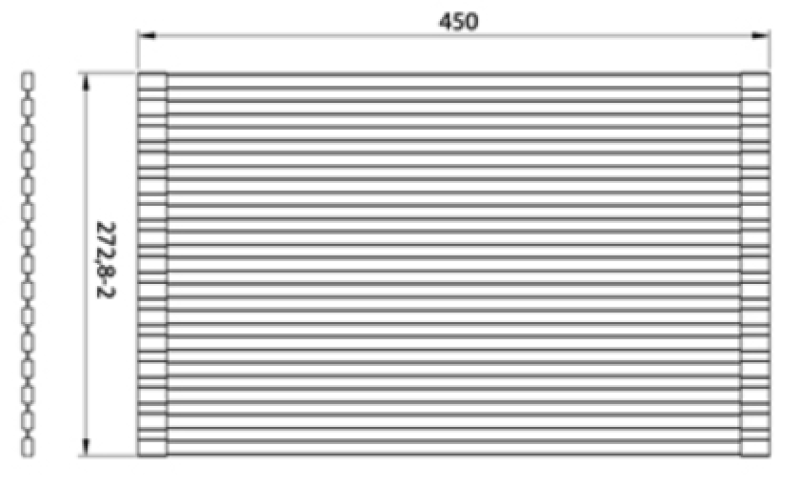 Ausmann Turt Gold Rolling Mat over and for the sink 28x45 cm 1208969725