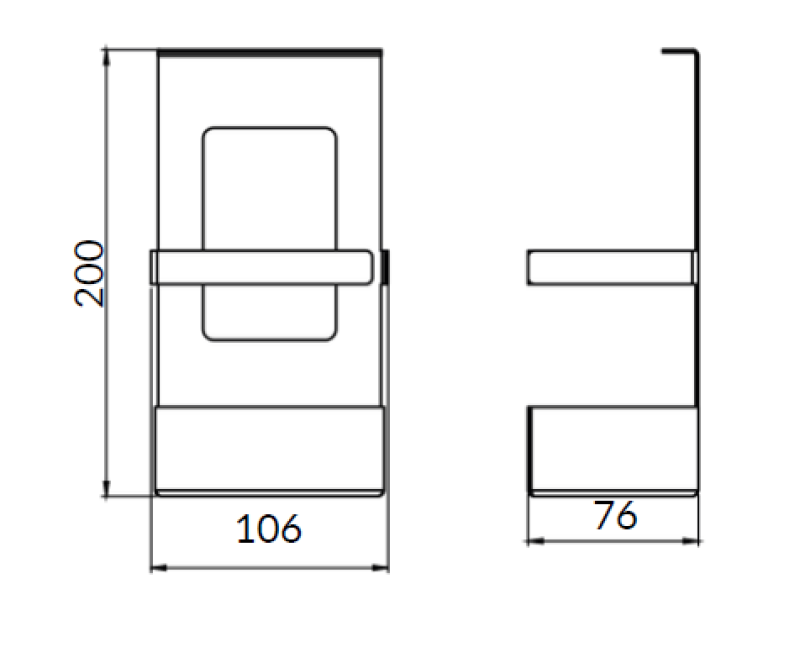 Epka Luxion Basket for Kitchen Rails Metal Black 1208969965