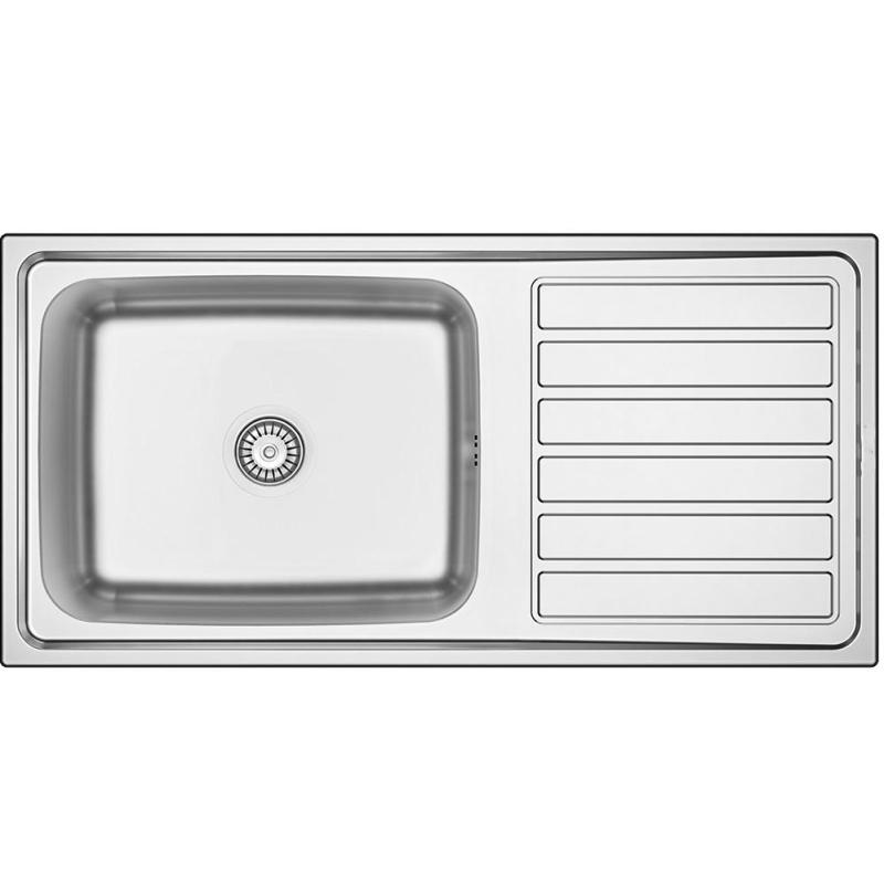 Banka Centurio 100-50 Stainless Steel Sink, surface-mounted, 100x50cm with drainer 1208970030