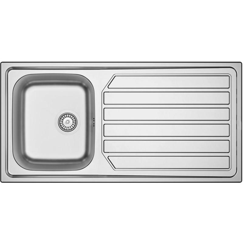 Banka Centurio 100-34 Stainless Steel Sink, surface-mounted, 100x50cm with draining board 1208970033