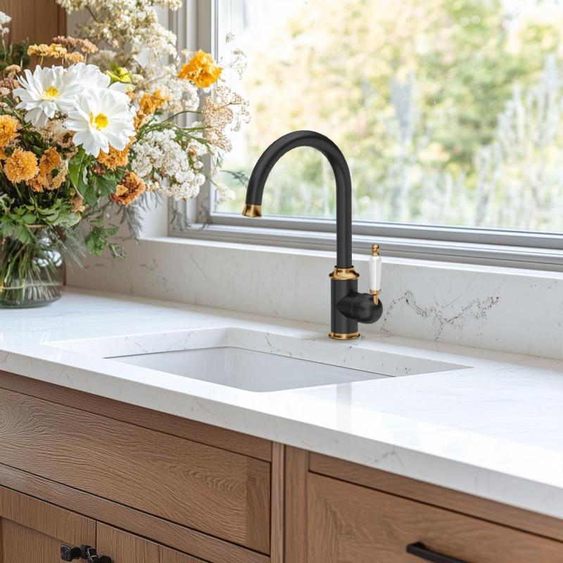 Ausmann Ceramic Ember Ceramic White Square Sink Topmount and Undermount 40 x 40 cm with Stainless Steel Plug 1208970094