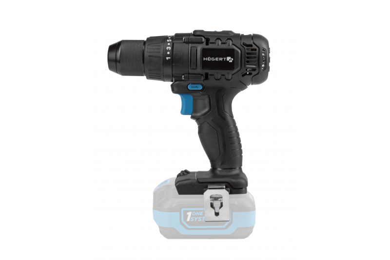 HÖGERT powerful cordless screwdriver 18V for wood and metal