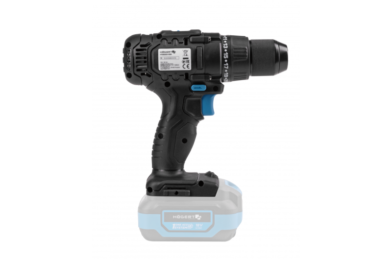 HÖGERT powerful cordless screwdriver 18V for wood and metal