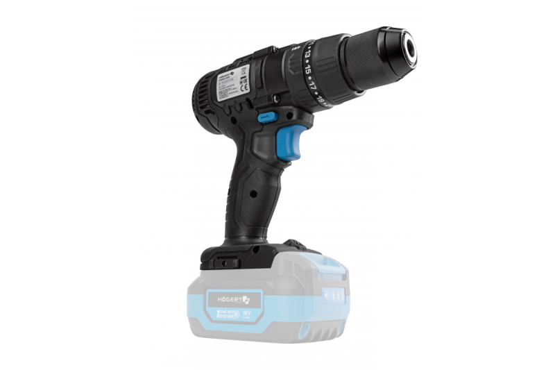 Högert Cordless Hammer Drill 18V for Brick, Stone, Wood, Metal