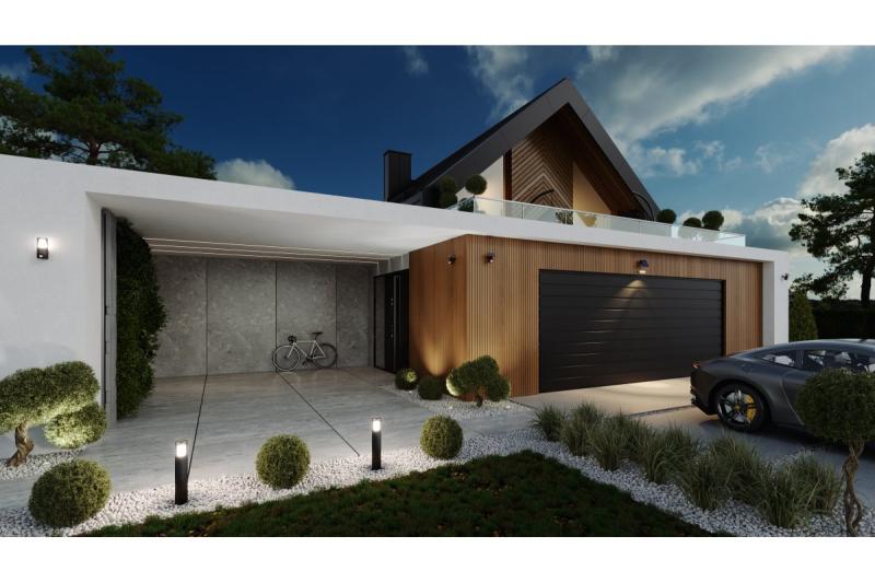 Solar floodlight with motion and dusk sensor GUARDOS, LED, 300lm, 6400K, 1200mAh, IP65, dummy camera