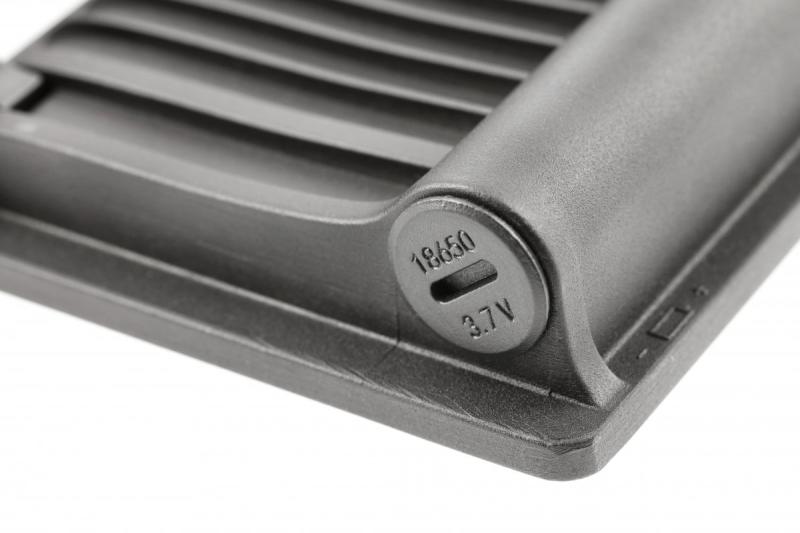 Solar floodlight LUMOS II, LED, 2000lm, 6400K, 2600mAh replaceable, IP65, black