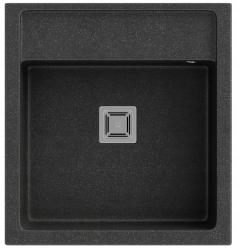 Graniteland Arno Granite Arduin Bluestone Look Built-in Sink 582x620mm with Stainless Steel Square Plug 1208970600