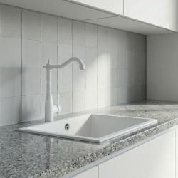 Graniteland Verve classic nostalgic kitchen faucet white 1208970653