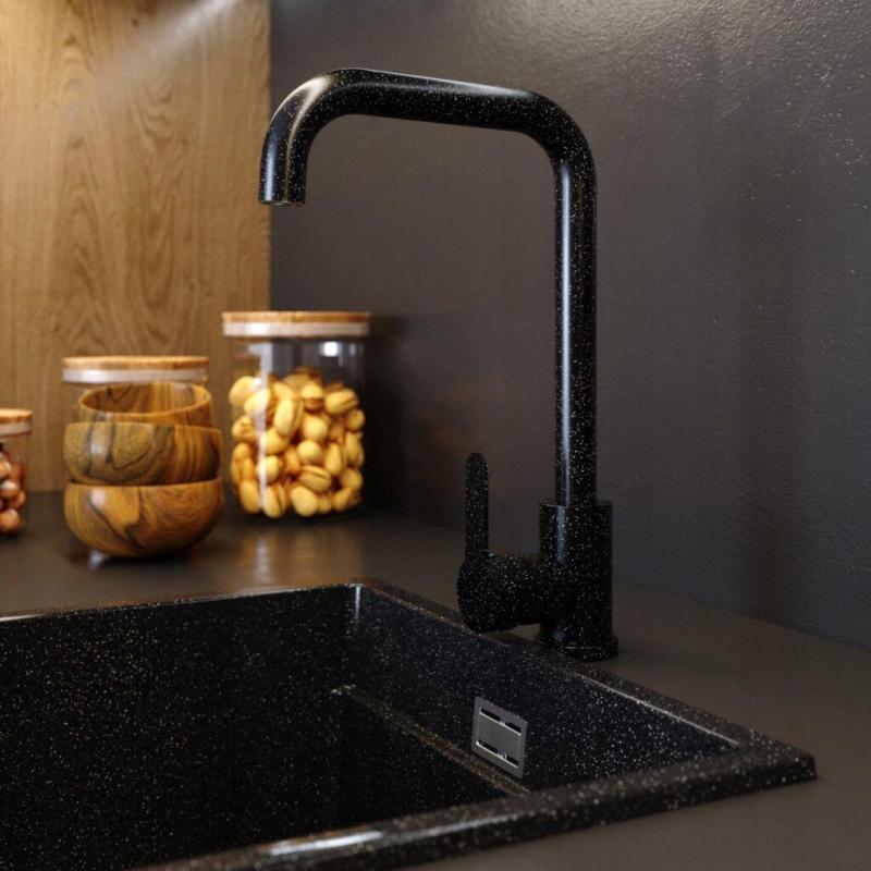 Graniteland Stellar Kitchen Mixer Tap Arduin Bluestone Look with Swivel Spout 12089706734