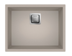 Dura Stretto Quartz Undermount and Overmount Sink Sand Beige 56x44 cm 1208970767