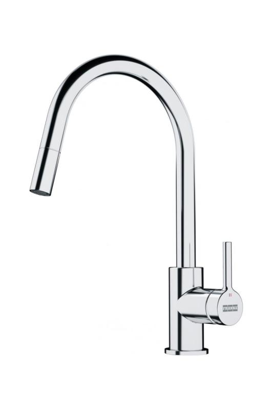 Franke Lina Kitchen Mixer Tap Chrome with Pull-Out Hand Shower 115.0693.229