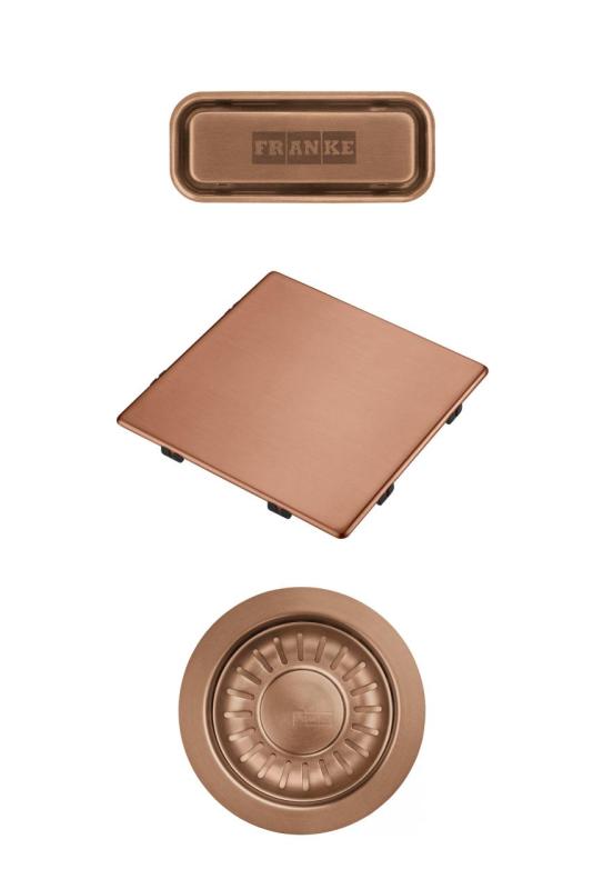 Franke Kubus 2.0 color set Drain set Copper 1208970832