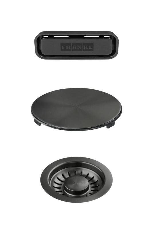 Franke Maris color set Drain set Gun Metal 1208970839