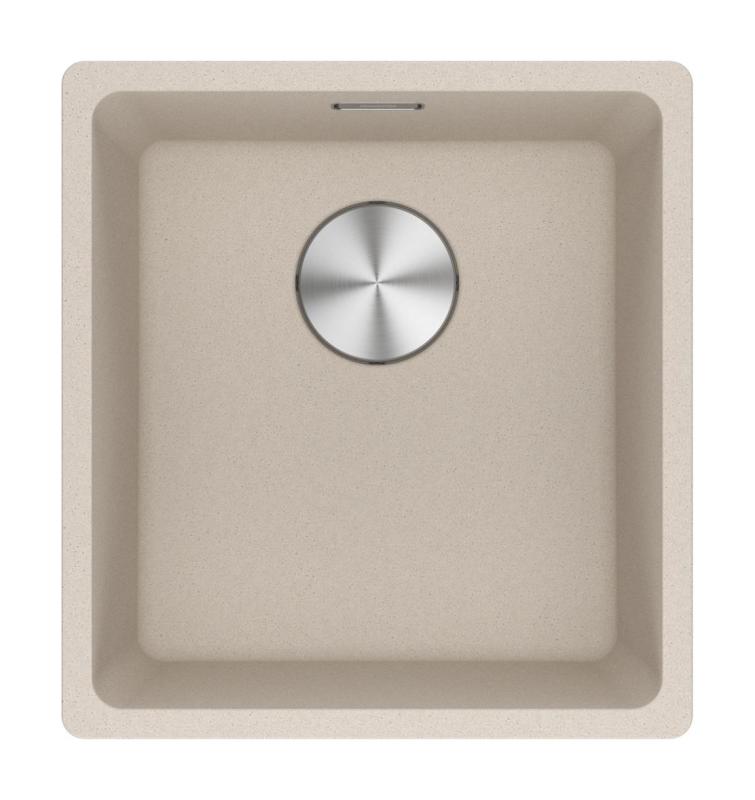 Franke Maris MRG 110-37 Fragranite Coffee Cream Undermount Sink 125.0688.501