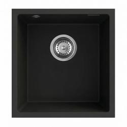 Graniteland Miniva Granite Sink Black Undermount 385x410 mm 1208971450