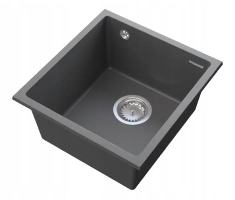 Graniteland Miniva Granite Sink Grey Undermount 385x410 cm 1208971453