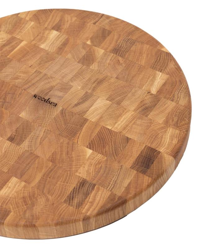 Woodsea Woodstone Oak Round - Oak Wooden Round Cutting Board Ø42cm 1208971525