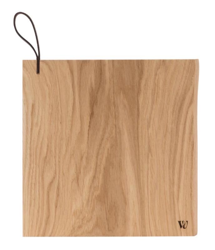 Woodsea Chop-Chop Oak S - Oak Cutting Board 25x24cm with Leather Handle 1208971539