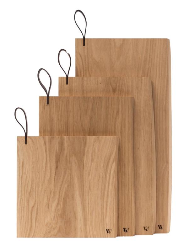 Woodsea Chop-Chop Oak M - Oak Cutting Board 35x24cm with Leather Handle 1208971540