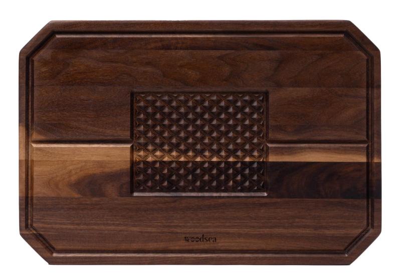 Woodsea Castle Steak - Walnut Wood Steak Cutting and Serving Board 45x30 cm 1208971569
