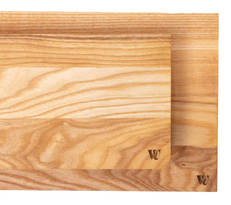 Woodsea Sushi M - Ash Wood Sushi Board with Walnut Legs 30x17 cm 1208971585