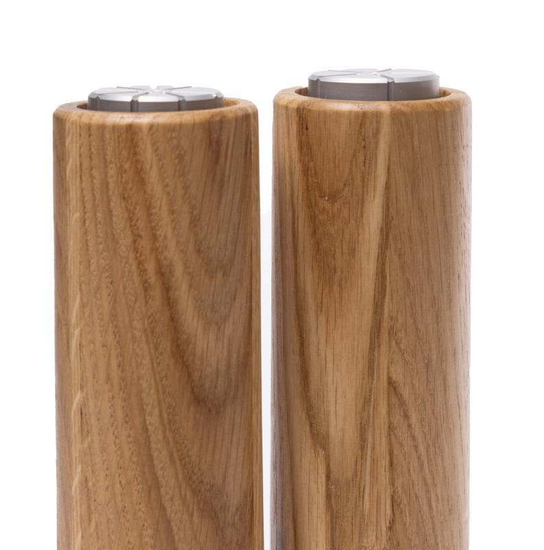 Woodsea Upside Down Oak - Oak wooden pepper mill Ø5.4x22.5 cm 1208971592