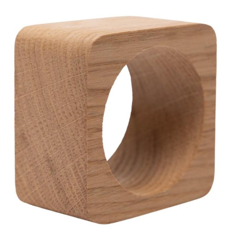 Woodsea Napkin Ring Oak - Oak Napkin Ring 5x5 cm 2 pieces 1208971602