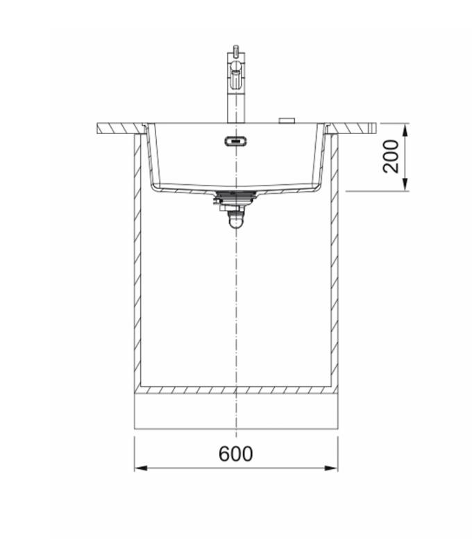 Franke Maris MRG 110-52 Fragranite Coffee Cream Undermount Sink 125.0688.506