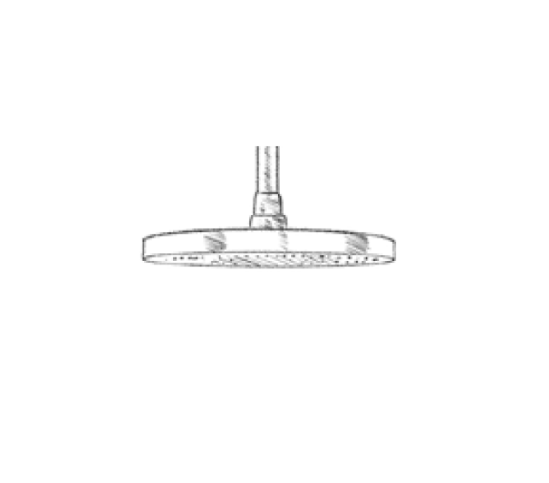 MURO TUA head shower 250mm Chrome M1.BA2.M.CR