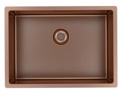 Pure.Sink Exclusivo Special 35 cm long copper sink 50 x 35 cm 10 mm radius PEX5035-62