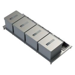 Indux Sort 4-compartment waste system Manual control for pull-out drawers 1208972321