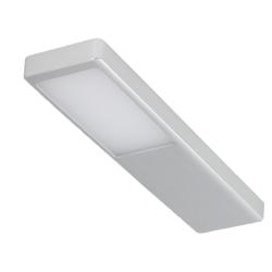 Indux Nivo kitchen surface-mounted LED spotlight 3 W with central switch, aluminum look 1208972333