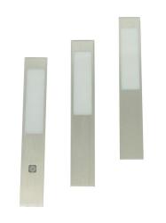 Indux Nex Kitchen surface-mounted LED set 3x3 W with integrated touch dimmer switch, aluminum 1208972335