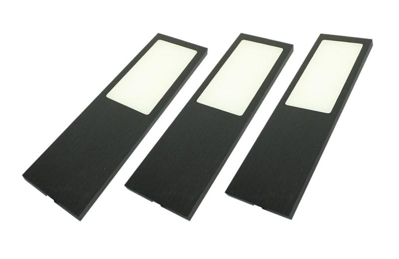 Indux Solin Kitchen Surface Mount Multi Tone LED Set 3 Spotlights x 3.6 W Black 1208972345