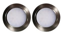 Indux Luma Built-in kitchen Multi Tone LED Set 2 Spotlights Stainless steel look 1208972400