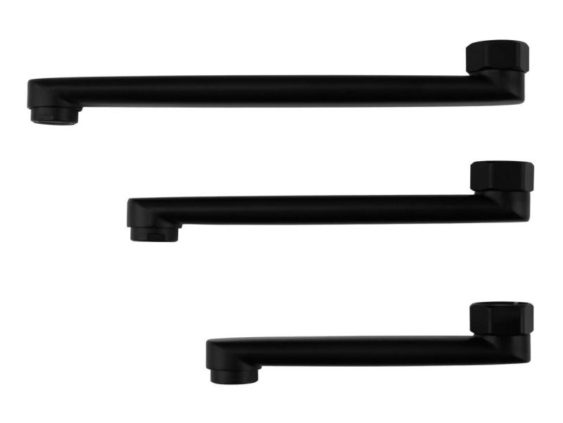 Aquanello Casa Single-lever Kitchen Wall Faucet Black with 15 cm spout BL-1415-CS