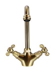 Aquanello Heritage Ascot Classic Kitchen Nostalgic Kitchen Faucet Bronze BN-4004-HA
